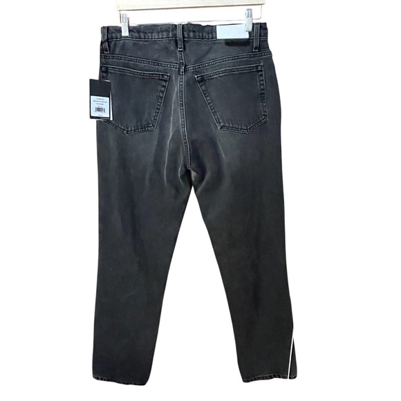NWT RE/DONE 70s High Waist Distressed Straight Leg Rip Jeans Size 30 - Picture 4 of 9